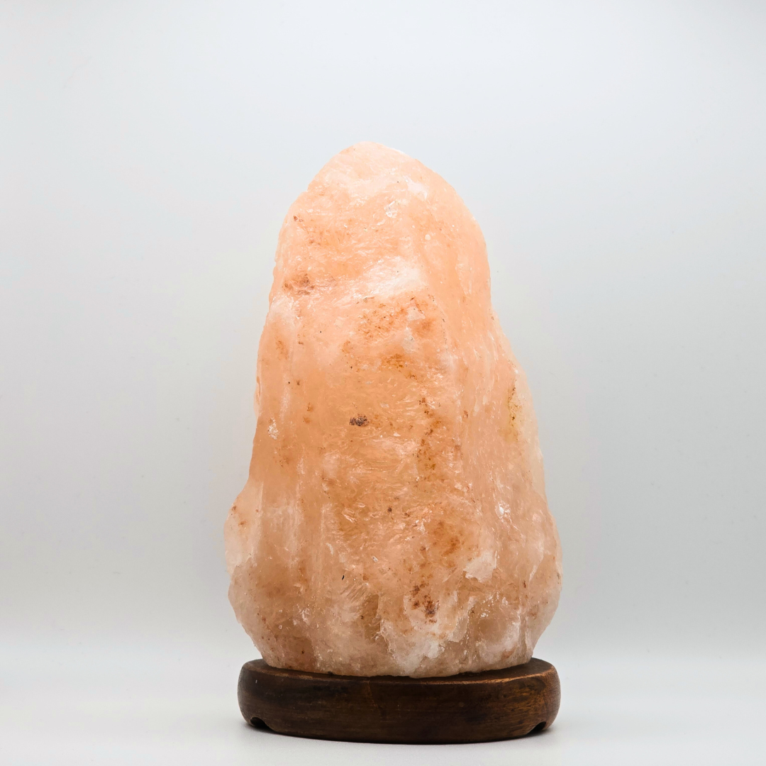 Lampe en Cristal de Sel de l’Himalaya - Lumière Apaisante et Naturelle