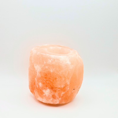 Bougeoir en Cristal de Sel de l’Himalaya – Lumière Apaisante et Naturelle