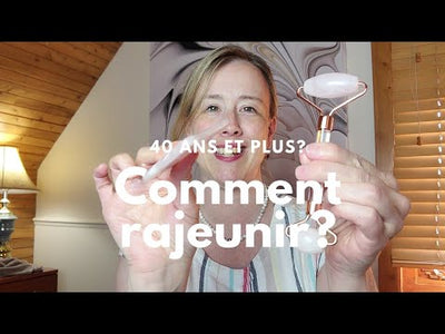 Rouleau de massage Gha Sha Quartz rose